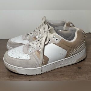 Creative Recreation Calix Men’s White/Taupe Size 9 Athletic Sneakers.